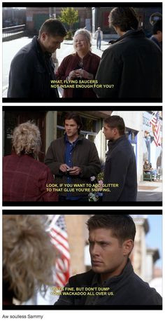 ... If You Believe ~ Probably my favorite Soulless-Sam quote of all time