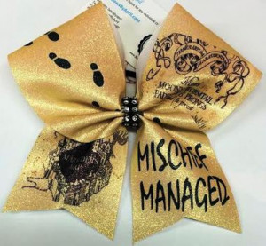 ... All Bows Cheer Quotes Mischief Managed Harry Potter Glitter Cheer Bow