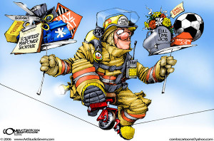 ... for volunteers, i see a lot of humor in it for paid f/f personnel too