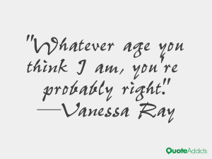 Vanessa Ray Quotes