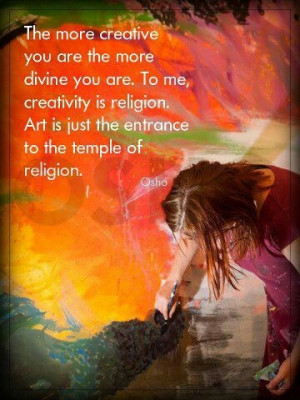 Creativity is religion