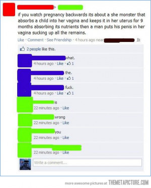 Funny photos funny weird Facebook status update pregnant
