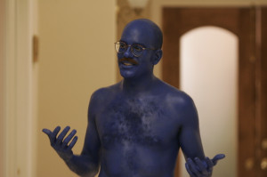 ... blue myself!