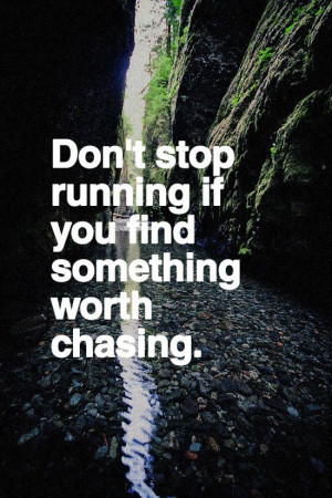 Don’t Stop Running