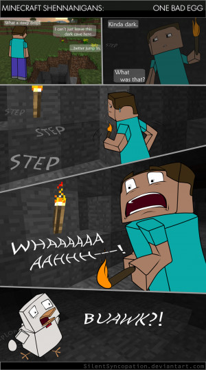 Minecraft Comic strips: Post what you find.