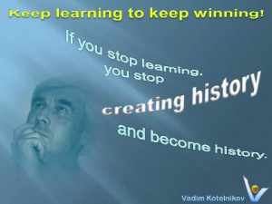 quotes Keep learning to keep growing If you stop learning you stop