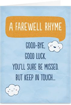 Goodbye and Good Luck Clip Art