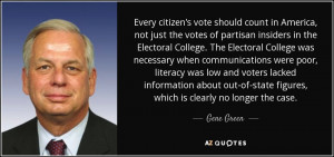 every citizen s vote should count in america not just the votes of ...
