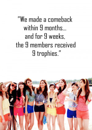 Girls Generation Quotes