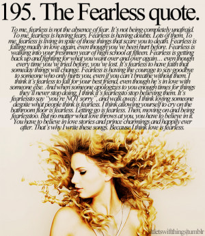Taylor Swift Fearless Quote Tumblr #1