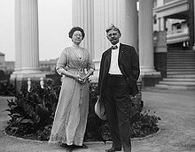 Thomas Marshall and wife Lois in Washington
