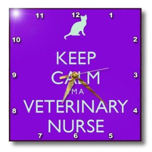 EvaDane - Quotes - Keep Calm Im A Veterinary Nurse Purple - 10x10 Wall ...