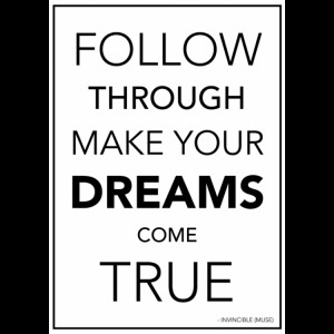 Home » Muse - Invincible Typography Poster