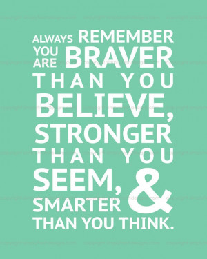 you are stronger than you believe