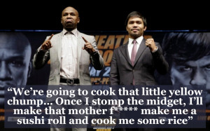 Floyd Mayweather vs Manny Pacquiao: Pretty Boy in quotes and pictures