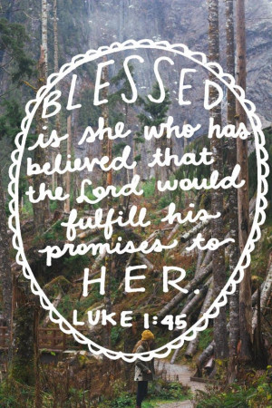 Blessed is She”