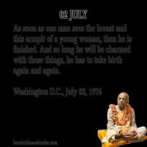 Srila Prabhupada Quotes For Month July 02