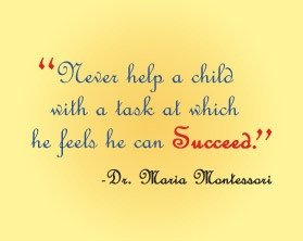 Dr. Maria Montessori, the most wonderful educator who ever lived.