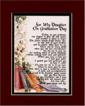 graduation gifts for daughter from mother | For My Daughter on ...