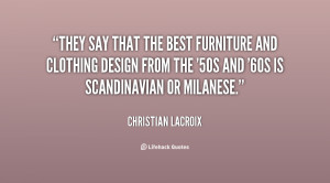 They say that the best furniture and clothing design from the '50s and ...