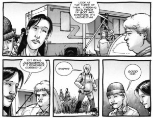 scenes from The Walking Dead comic that should have been in the show
