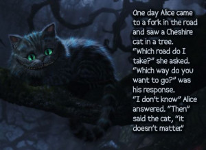 cheshire cat - alice in wonderland