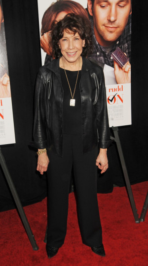 Lily Tomlin attends the New York premiere of 'Admission'