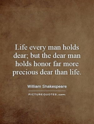William Shakespeare Quotes Honor Quotes