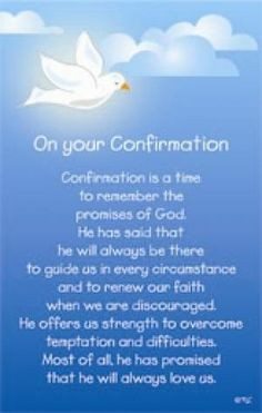 Confirmation Blessings | confirmation prayer More