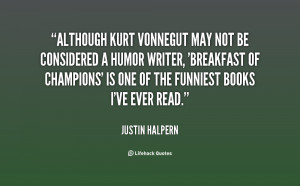 Breakfast Of Champions Kurt Vonnegut Quote
