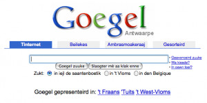 Goegel, Antwerpse versie van Google zoekrobot.