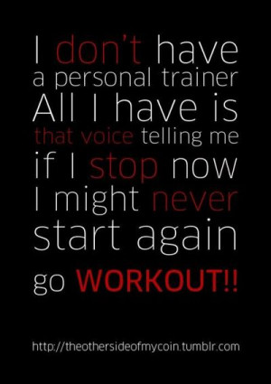 go workout!