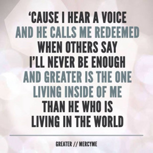 Greater ~ MercyMe