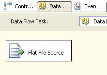 When setting up the Flat File Connection for the data source we enter ...