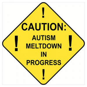 CafePress > Wall Art > Posters > Autistic Meltdown Poster