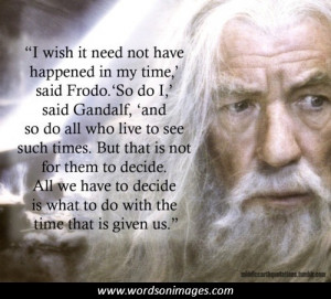 The lord of the rings quotes