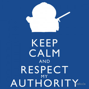 TShirtGifter presents: Keep Calm and Respect My Authority