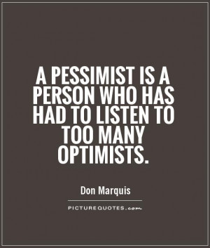 Pessimistic Quotes