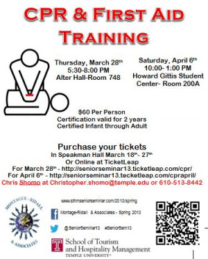 First Aid CPR Flyer