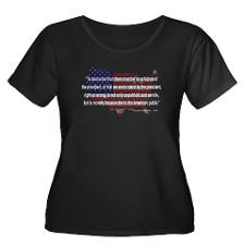Teddy Roosevelt - 1918 Quote Women's Plus Size Sco for