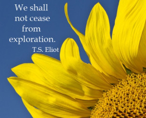 we shall not cease from exploration t s eliot