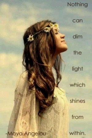 the light shines from within