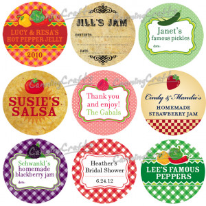 Return Canning Jar labels come in 3 different sayings