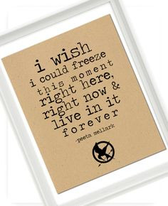 wish I could freeze this moment right here, right now & live in it ...