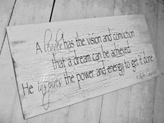 Ralph Lauren quote sign