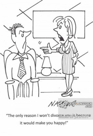 Unhappy Married Couple Cartoon Unhappy marriage cartoons