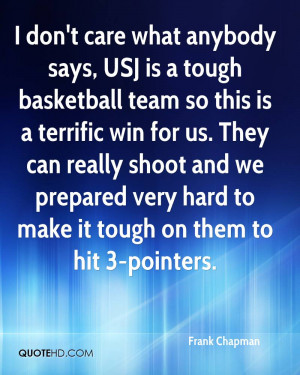 don't care what anybody says, USJ is a tough basketball team so this ...