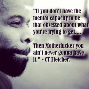 CT Fletcher quote