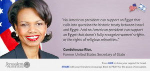 Famous Quotes About Israel : Condi Rice : Mike Evans : Jerusalem ...