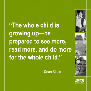 The whole child approach to education is what we do and what we stand ...